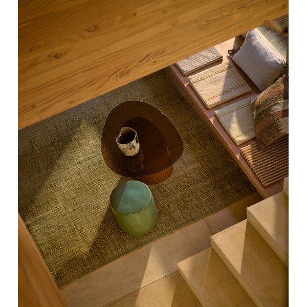 Odkládací stolek se skleněnou deskou 47x48 cm Olir – Kave Home-image-3
