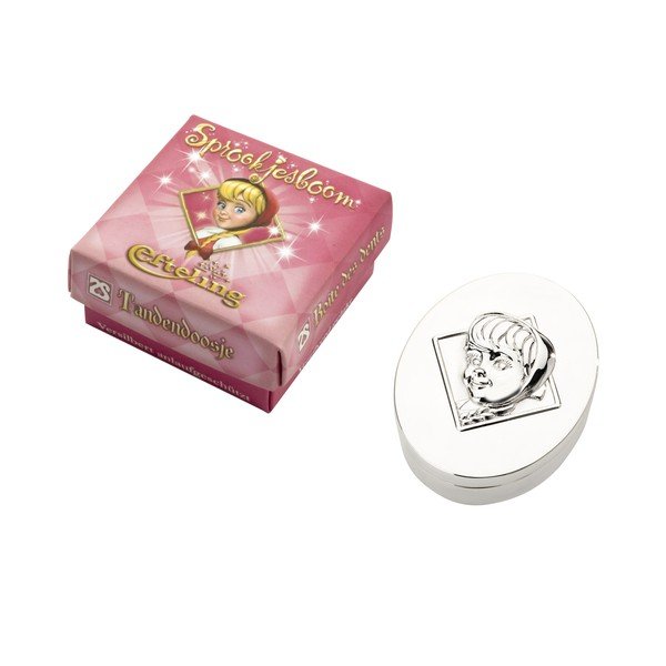 Krabička na první zoubek/první kučeru Little Red, postříbřené-image-2