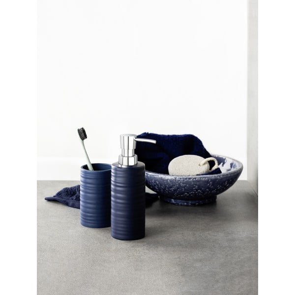 Tmavě modrý keramický dávkovač mýdla 0.26 l Mila – Wenko-image-1