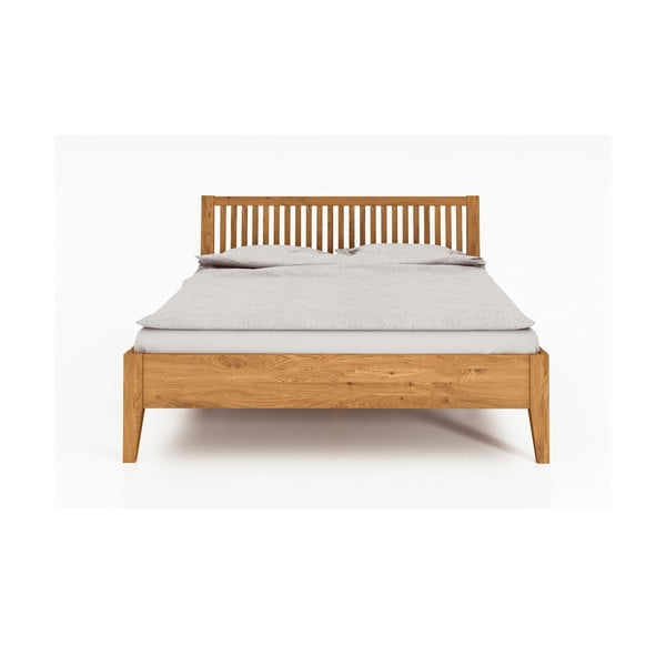 Dvoulůžková postel z dubového dřeva 180x200 cm Odys - The Beds-image-2