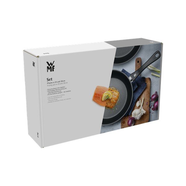 Nerezové pánve v sadě 2 ks s keramickým povrchem ø 28 cm Devil – WMF-image-3