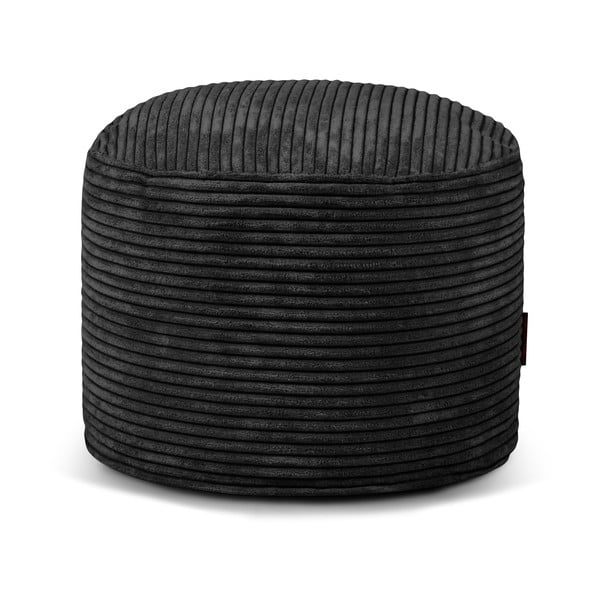 Černý manšestrový sedací vak Mini – SLOWDOWN