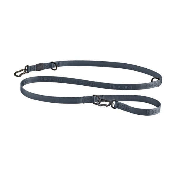 Tmavě šedé přepínací vodítko délka 200 cm Modena Asphalt 25 mm – MiaCara