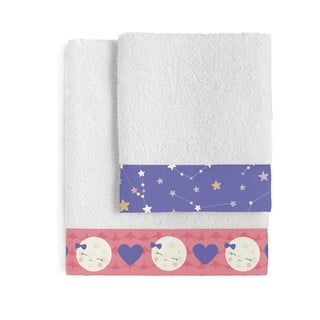 Set osušky a ručníku Happynois Moon Dream