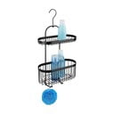 Černý závěsný košík Wenko Classic Plus 2 Tier Caddy