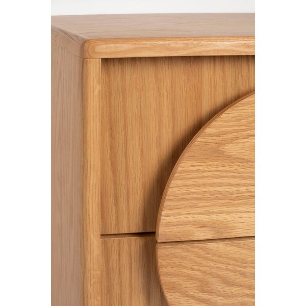 Noční stolek v dekoru dubu v přírodní barvě Groove – Zuiver-image-4
