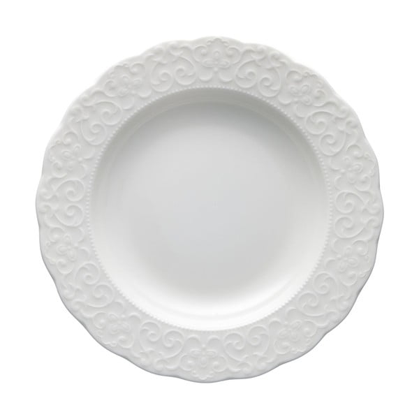 Bílý porcelánový hluboký talíř Brandani Gran Gala, ø 22 cm