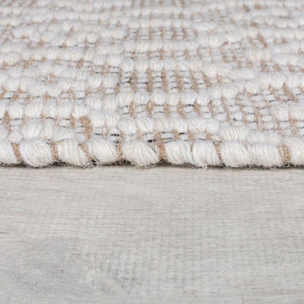 Světle šedý ručně tkaný vlněný koberec 80x150 cm Dream – Flair Rugs-image-4