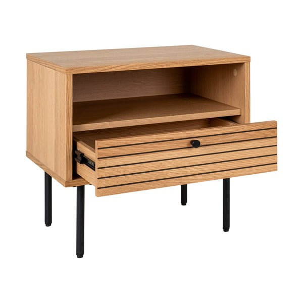 Odkládací stolek s deskou v dubovém dekoru 40x50 cm Kyoto – House Nordic-image-2