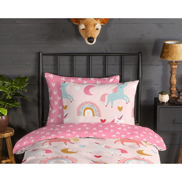 Flanelové dětské povlečení na jednolůžko 140x200 cm – Good Morning-image-1