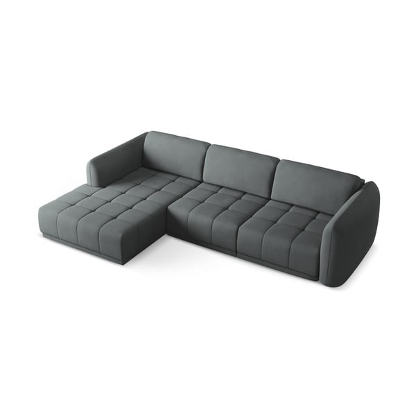 Tmavě šedá rohová pohovka (levý roh) Hoku – Makamii-image-3