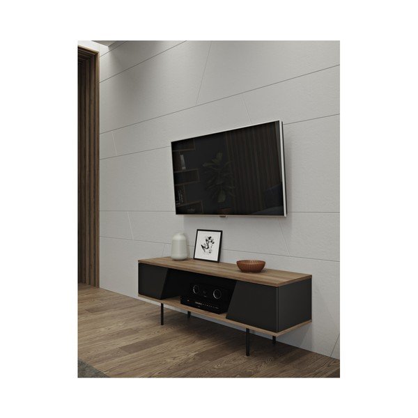 TV stolek v dekoru ořechu 140x51 cm Dixie - TemaHome-image-3
