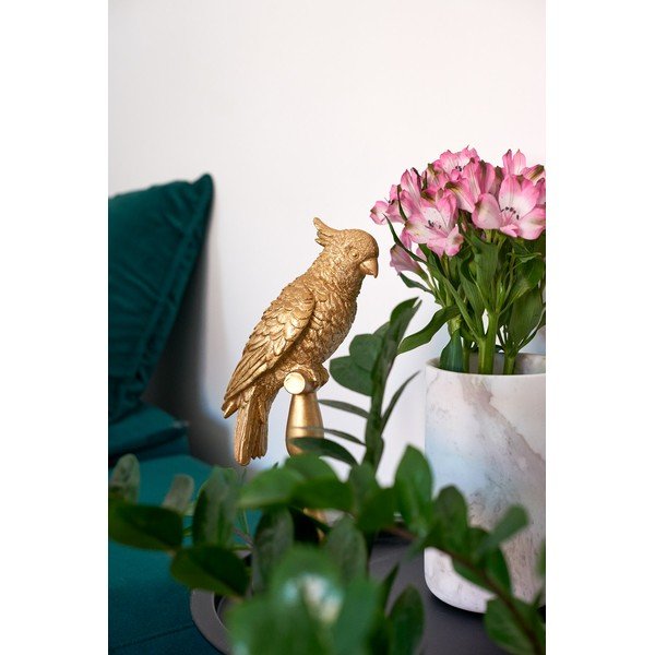 Soška ve zlaté barvě PT LIVING Cockatoo, výška  40 cm-image-1