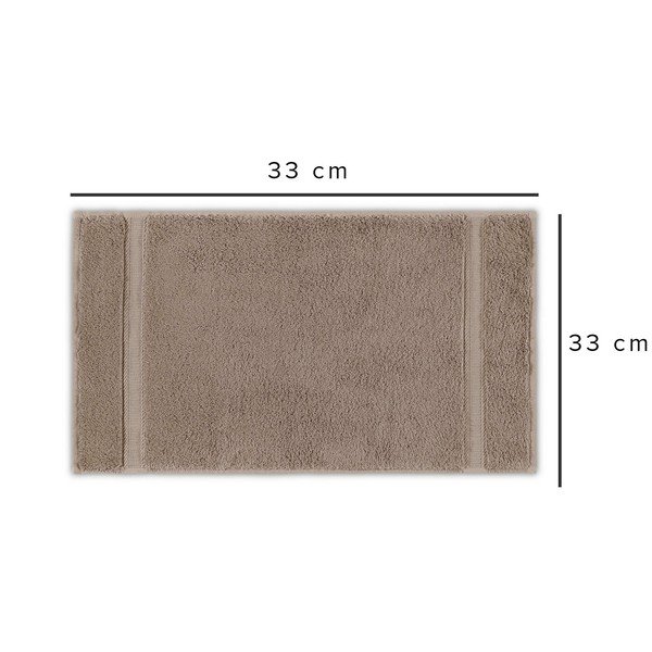 Hnědý ručník 33x33 cm Fancy – Foutastic-image-2