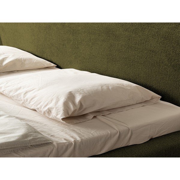 Tmavě zelená čalouněná dvoulůžková postel s roštem 180x200 cm Makana – Makamii-image-4