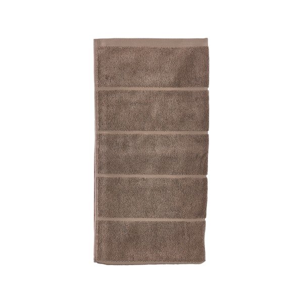 Světle hnědý froté bavlněný ručník 50x100 cm Sauna – Zone