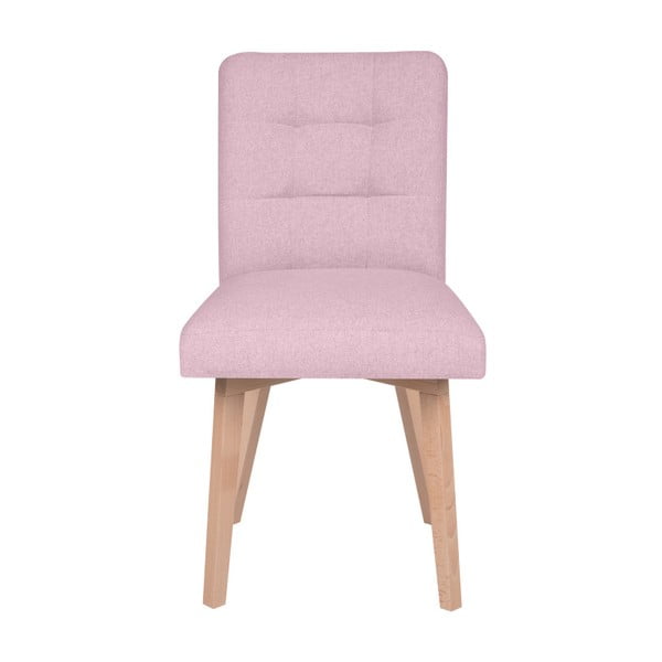 Růžová židle Micadoni Home Lucio