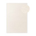 Krémový ručně tkaný vlněný koberec 160x230 cm Puristic Knots – Elle Decoration