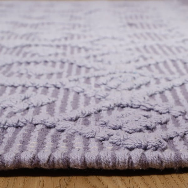 Šedý bavlněný ručně vyrobený koberec Nattiot Blonder, 110 x 170 cm-image-1