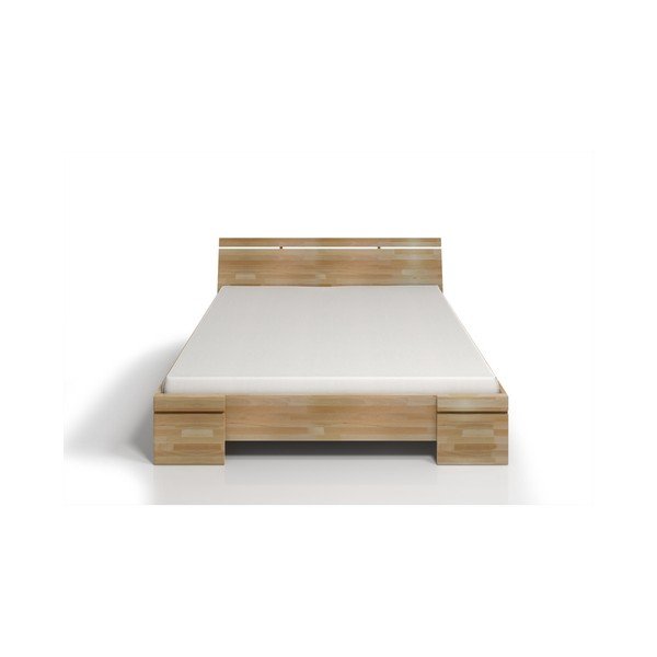 Dvoulůžková postel z bukového dřeva s úložným prostorem SKANDICA Sparta Maxi, 140 x 200 cm-image-1