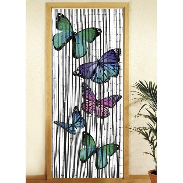 Bambusový závěs do dveří 200x90 cm Butterflies - Maximex-image-1