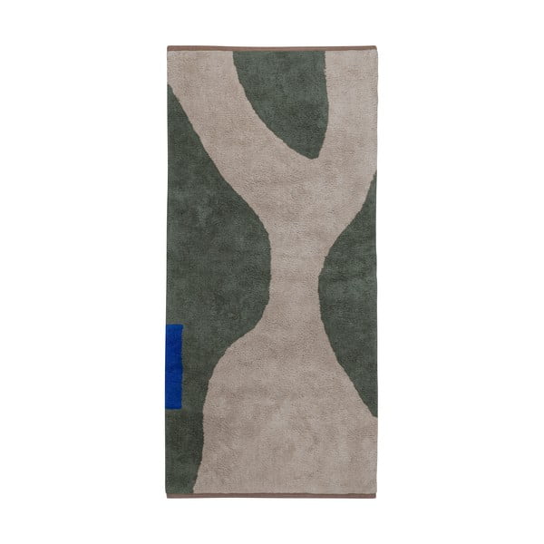 Tmavě zelený pratelný bavlněný běhoun 70x150 cm Figura – Mette Ditmer Denmark