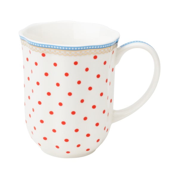 Porcelánový hrnek na kávu Happy Dot od Lisbeth Dahl, 2 ks-image-1