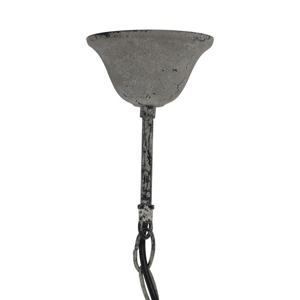 Bílé závěsné svítidlo s kovovým stínidlem ø 36 cm Luna – Light & Living-image-3