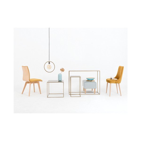 Konzolový kovový stůl ve zlaté barvě CustomForm Tensio, 100 x 35 cm-image-4