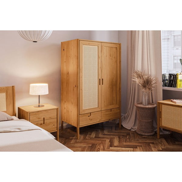 Šatní skříň z dubového dřeva 108x175 cm Pola - The Beds-image-2
