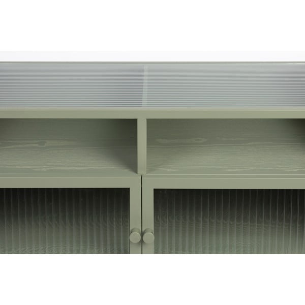 Zelená vitrína 80x58 cm Herbe – White Label-image-3