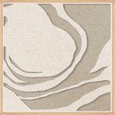 3D obraz s rámem/akustický 62x62 cm Silent Whisper 1 – Malerifabrikken