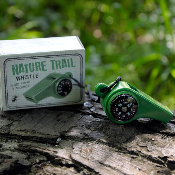 Píšťalka se zabudovaným teploměrem a kompasem Rex London Nature Trail-image-1