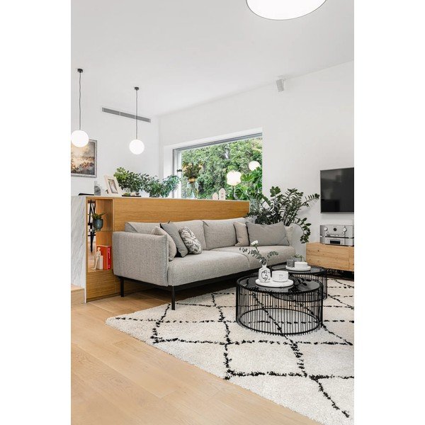 Béžovo-černý koberec Mint Rugs Hash, 80 x 150 cm-image-3