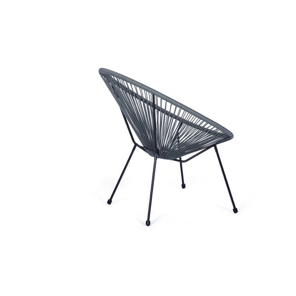 Šedé zahradní křeslo z umělého ratanu Bonami Selection Avocado-image-3