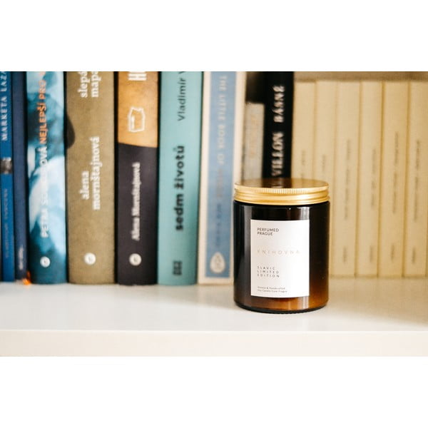 Vonná sojová svíčka doba hoření 40 h Slavic Edition: #09 Library – Perfumed Prague-image-3