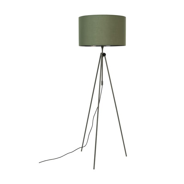 Zelená stojací lampa Zuiver Lesley