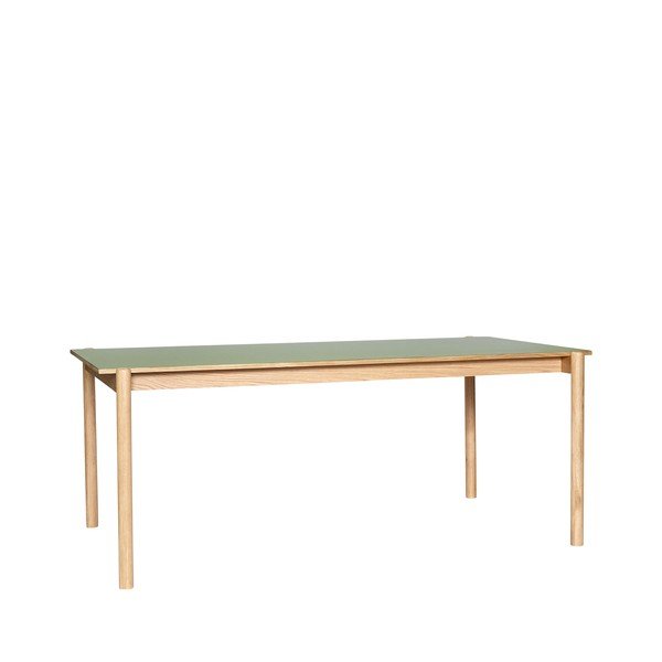 Jídelní stůl z dubového dřeva 107x190 cm Oblique – Hübsch