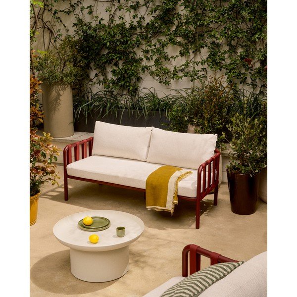 Kovový kulatý zahradní konferenční stolek ø 70 cm Arcola – Kave Home-image-4