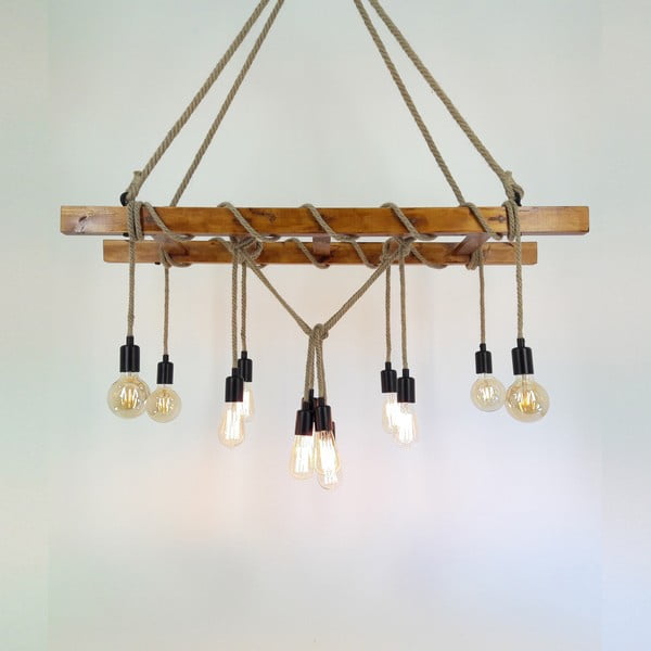 Stropní svítidlo z borovicového masivu Merdiven-image-1