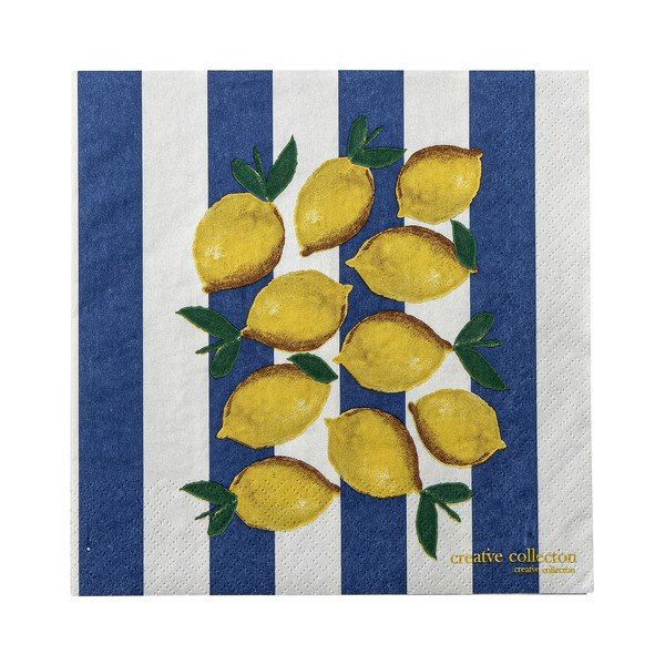 Papírové ubrousky v sadě 20 ks 33x33 cm Limone – Bloomingville-image-3