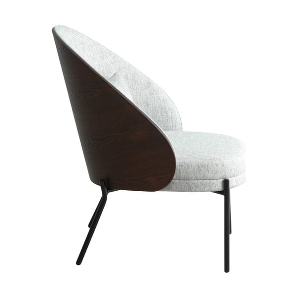 Světle šedé křeslo Canelas – House Nordic-image-2