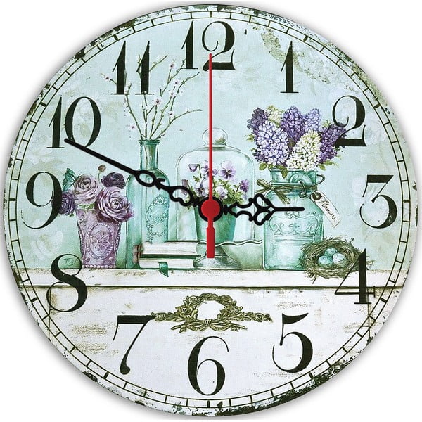 Nástěnné hodiny Violet, 30 cm