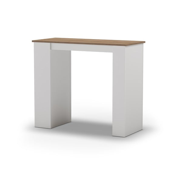 Barový stůl s deskou v dubovém dekoru 52x120 cm Peru – Marckeric-image-4