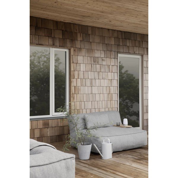 Šedý modul zahradní pohovky (středový díl) Grow – Blomus-image-1