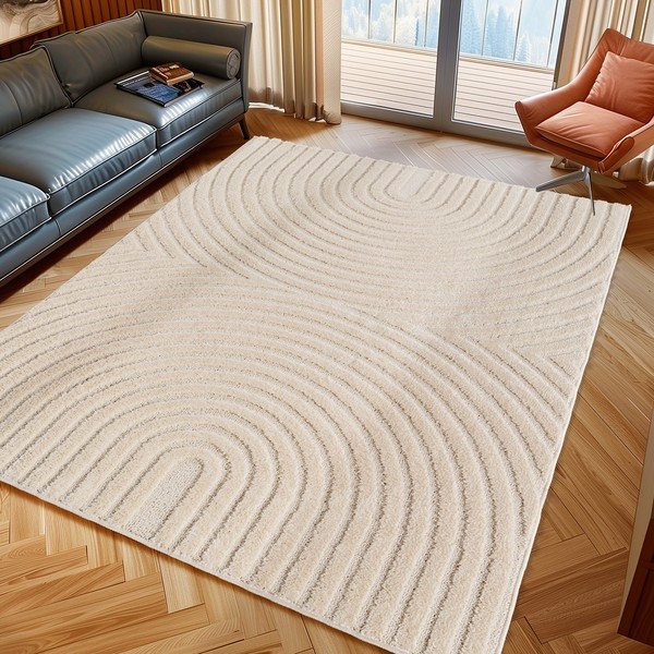 Krémový vnitřní a venkovní běhoun s příměsí juty 80x250 cm Art 1122 – Ayyildiz Carpets-image-1
