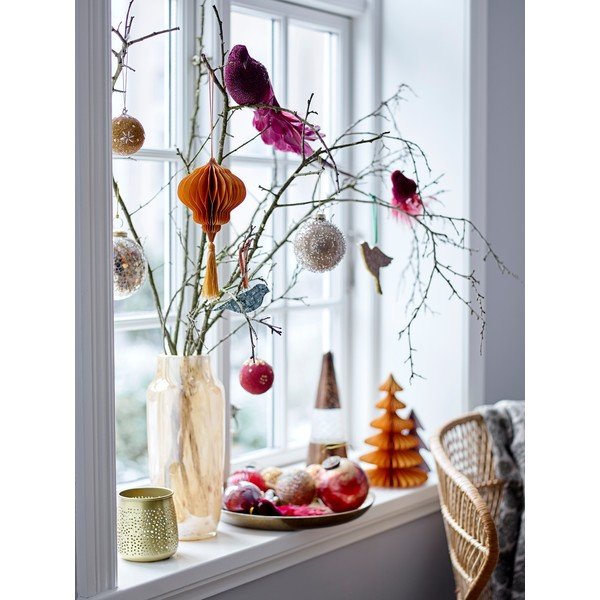 Skleněné vánoční ozdoby v sadě 2 ks Loba – Bloomingville-image-2