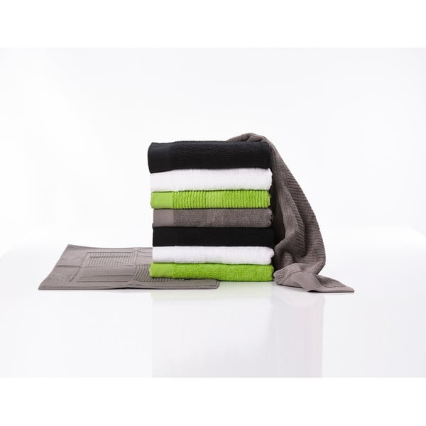 Černý ručník Zone Classic, 50 x 100 cm-image-1