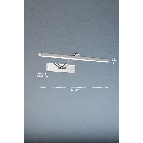 LED nástěnné svítidlo ve stříbrné barvě Baabe – Fischer & Honsel-image-3