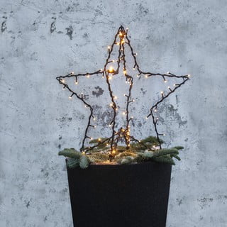 Černá vánoční světelná dekorace Foldy - Star Trading